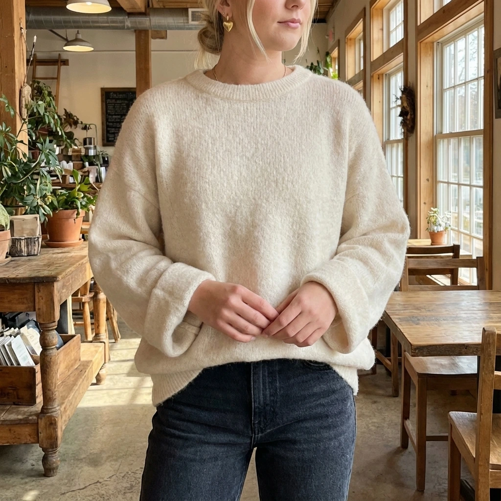 Oversized Cozy Knit Women Sweater