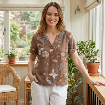 Bravellea | Women’s Relaxed Floral Summer Top