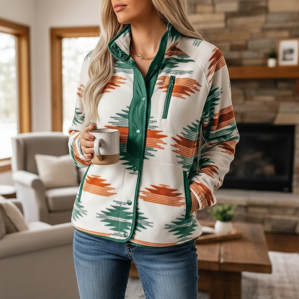 Women’s Light Simmer Jacket – Long Sleeve Relaxed Fit Layer
