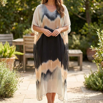 Aria | Women’s Printed Relaxed Maxi Kaftan Dress