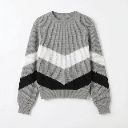 Colorblock Knit Sweater