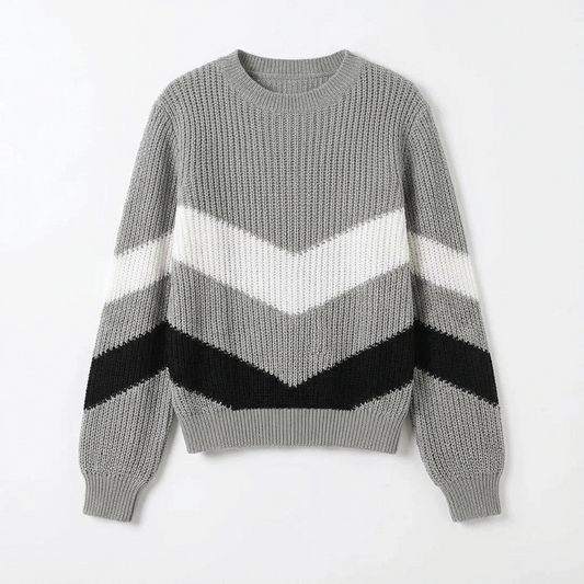 Colorblock Knit Sweater