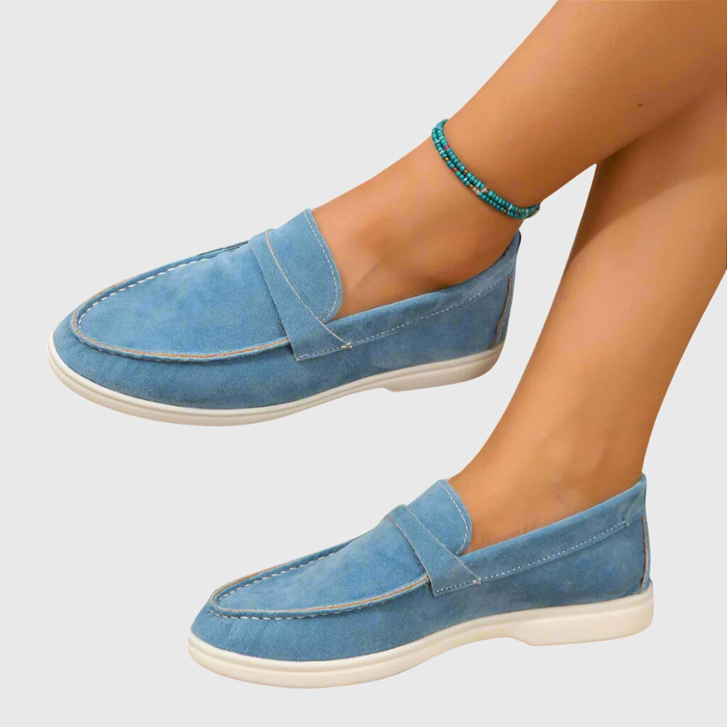 Women’s Orthopedic Slip-On Loafers – Lightweight Supportive Walking Shoes