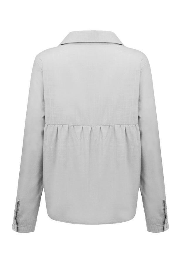 Elowen | Women’s Relaxed Button-Front Airy Blouse