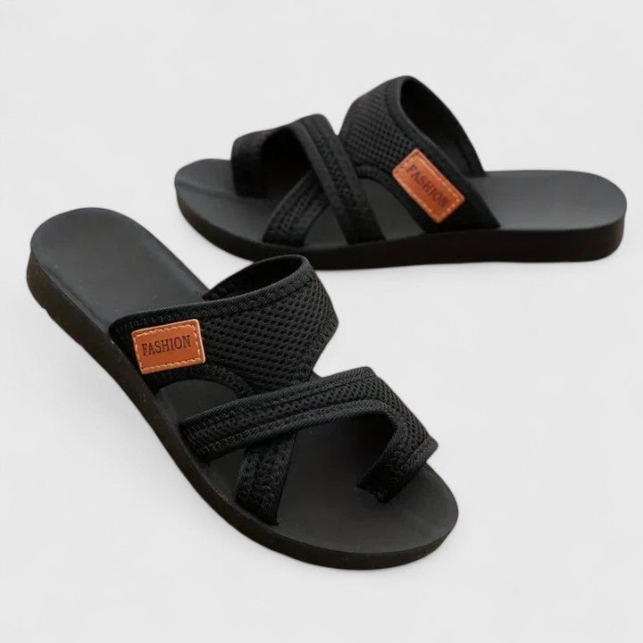 Casey | Women’s Orthopedic Slip-On Sandals with Textured Straps