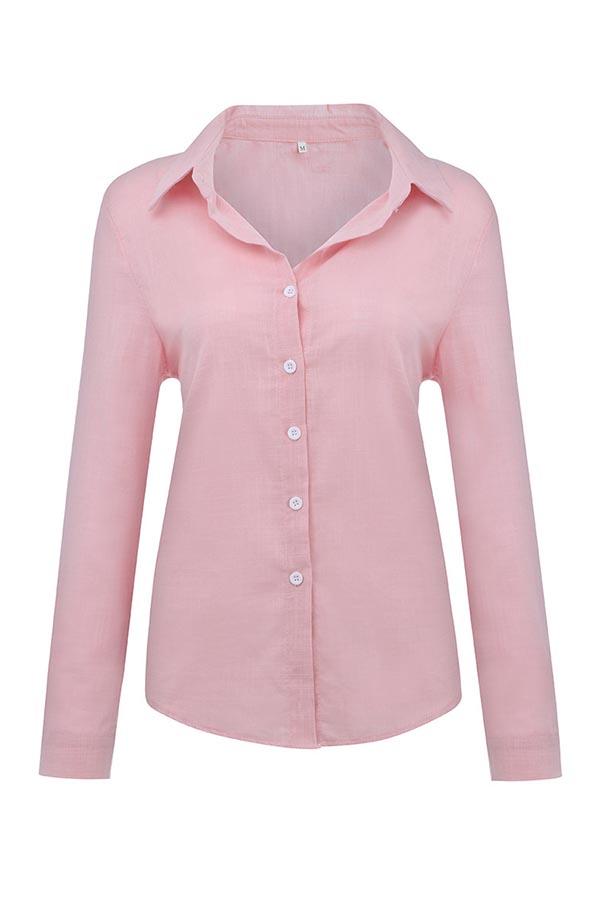 Elowen | Women’s Relaxed Button-Front Airy Blouse