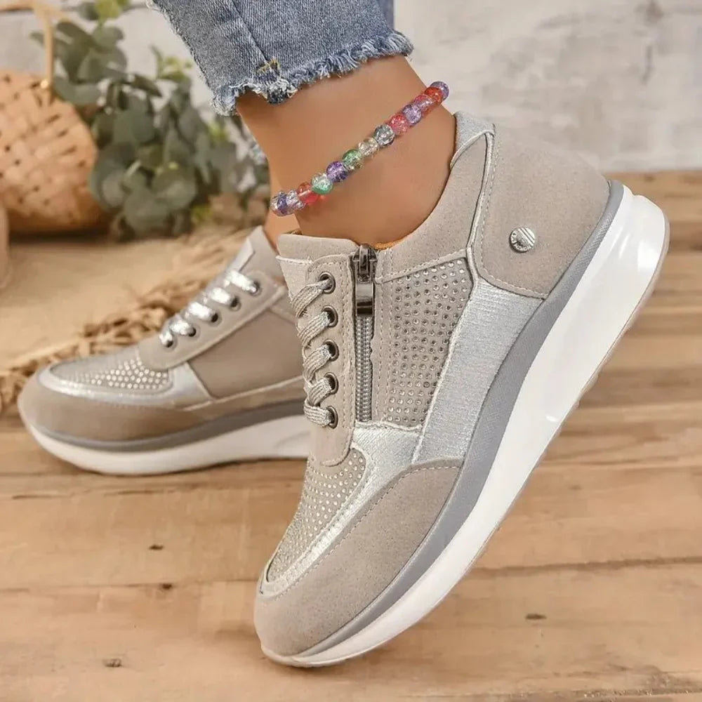 Morgan | Zip Lace Comfort Orthopedic Sneakers