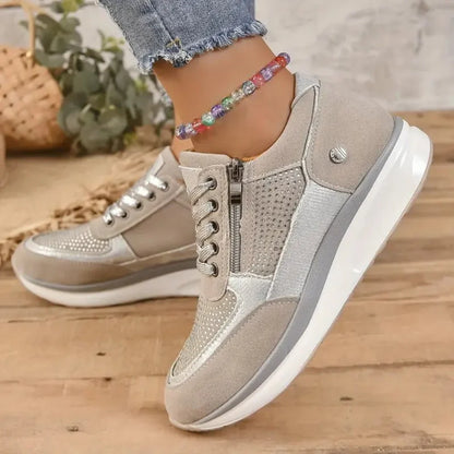 Morgan | Zip Lace Comfort Orthopedic Sneakers