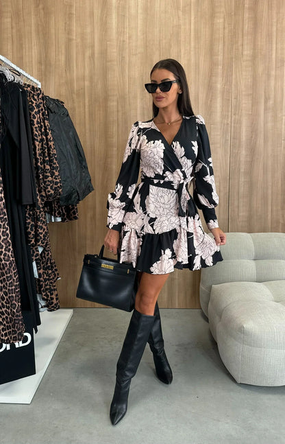 Tessa | Women’s Floral Wrap Mini Dress