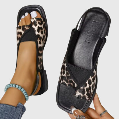 Women’s Orthopedic Slingback Sandals with Elastic Panel