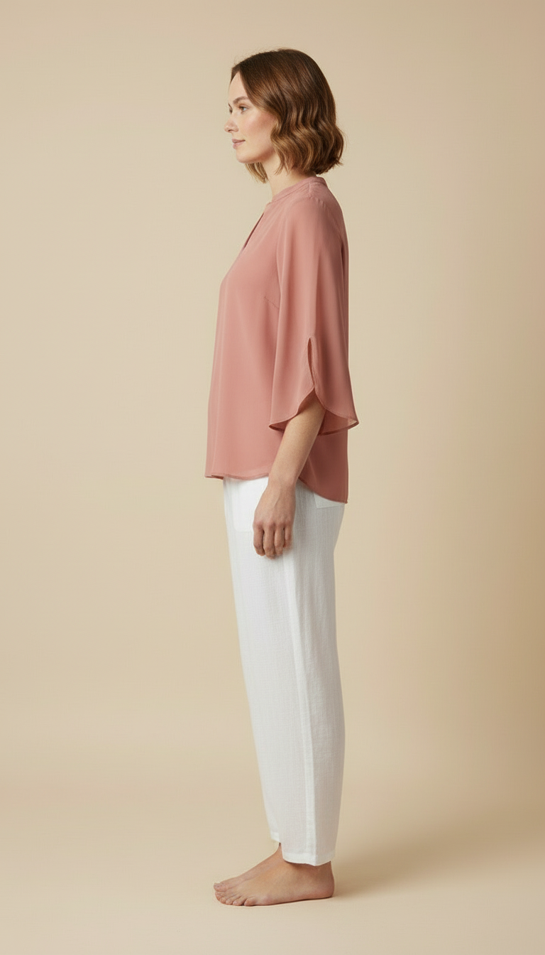 Seravyn | Women’s Relaxed V-Neck Summer Top