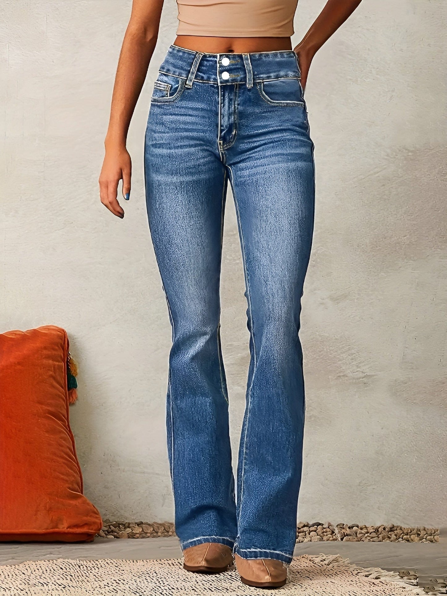 Marie | Women’s High Waist Flared Jeans