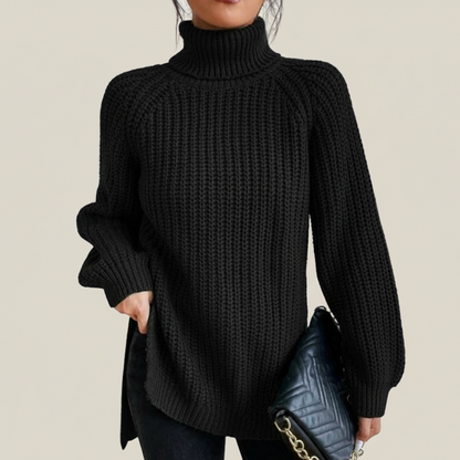 Puffy long Turtleneck Sweater