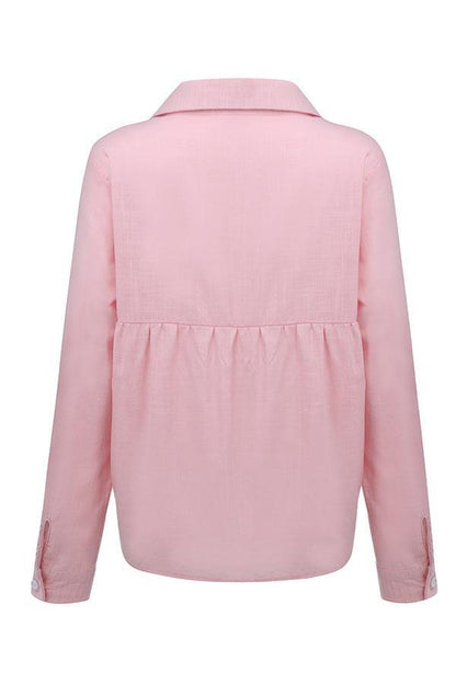 Elowen | Women’s Relaxed Button-Front Airy Blouse