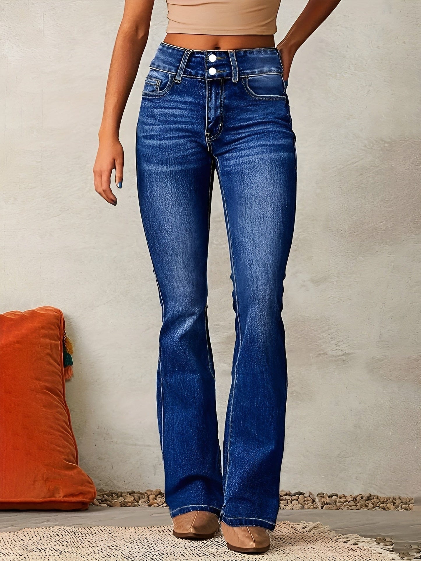 Marie | Women’s High Waist Flared Jeans
