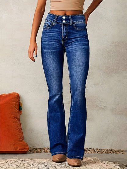 Marie | Women’s High Waist Flared Jeans