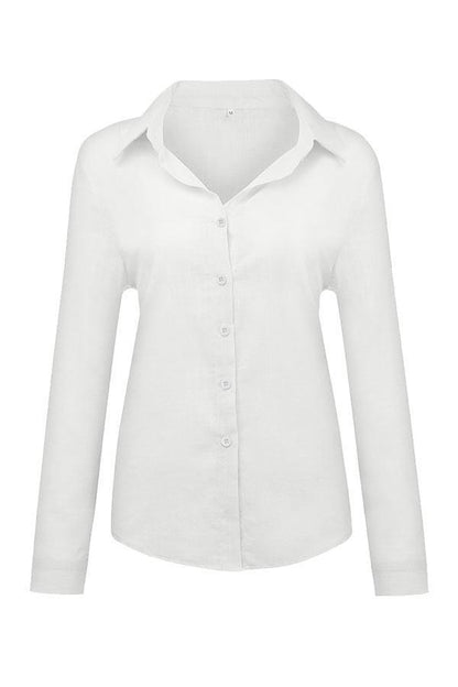 Elowen | Women’s Relaxed Button-Front Airy Blouse