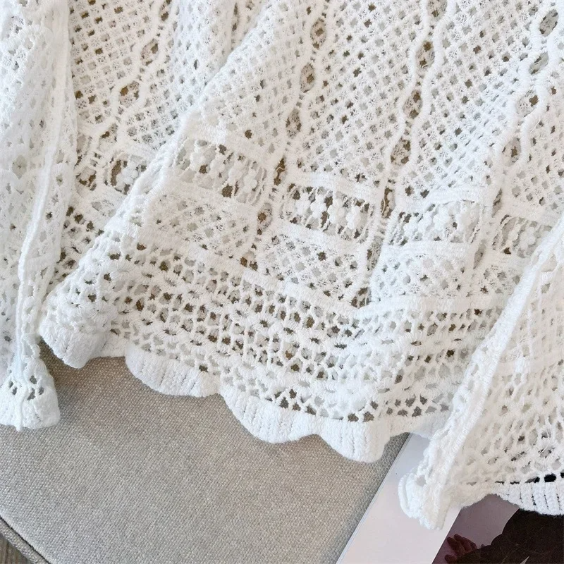 Myrelle | Women’s Crochet Lace Bell Sleeve Blouse