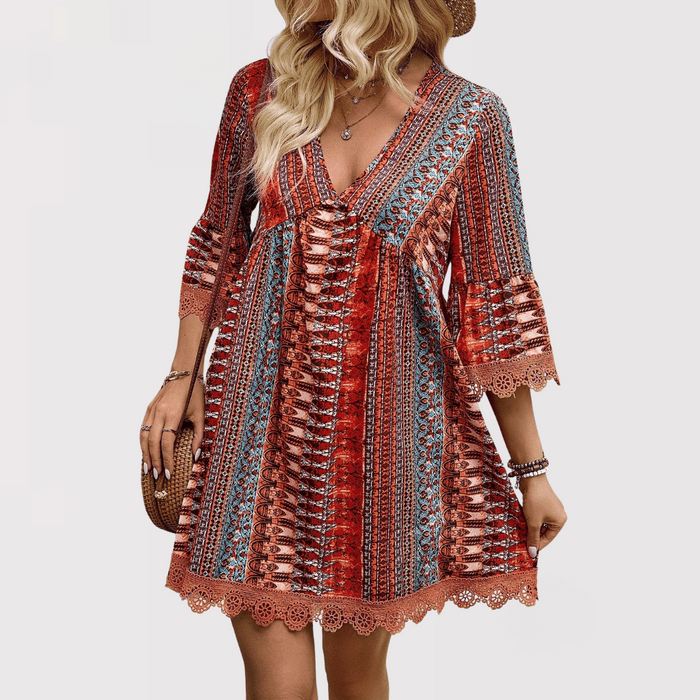 Lyrienne | Women’s bohemian V-Neck Dress