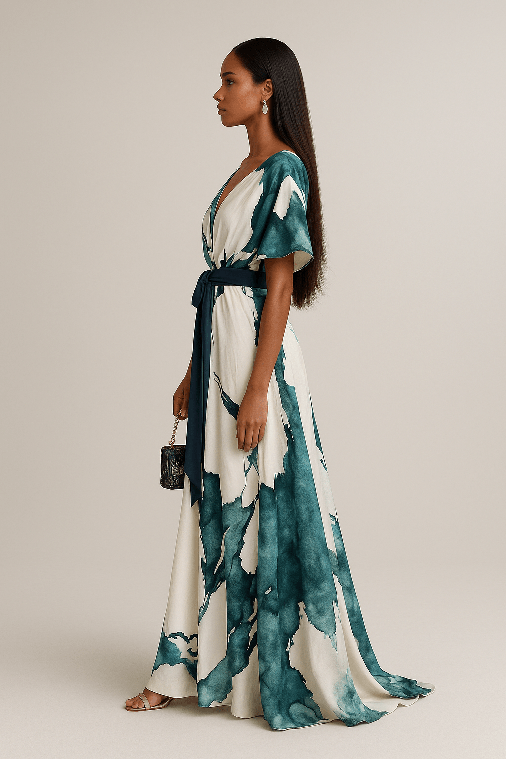 Seraphine | Women’s Botanical Wrap Maxi Dress