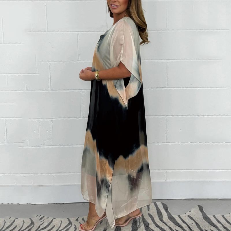 Aria | Women’s Printed Relaxed Maxi Kaftan Dress