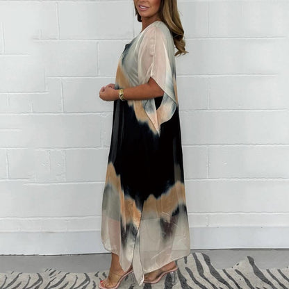Aria | Women’s Printed Relaxed Maxi Kaftan Dress