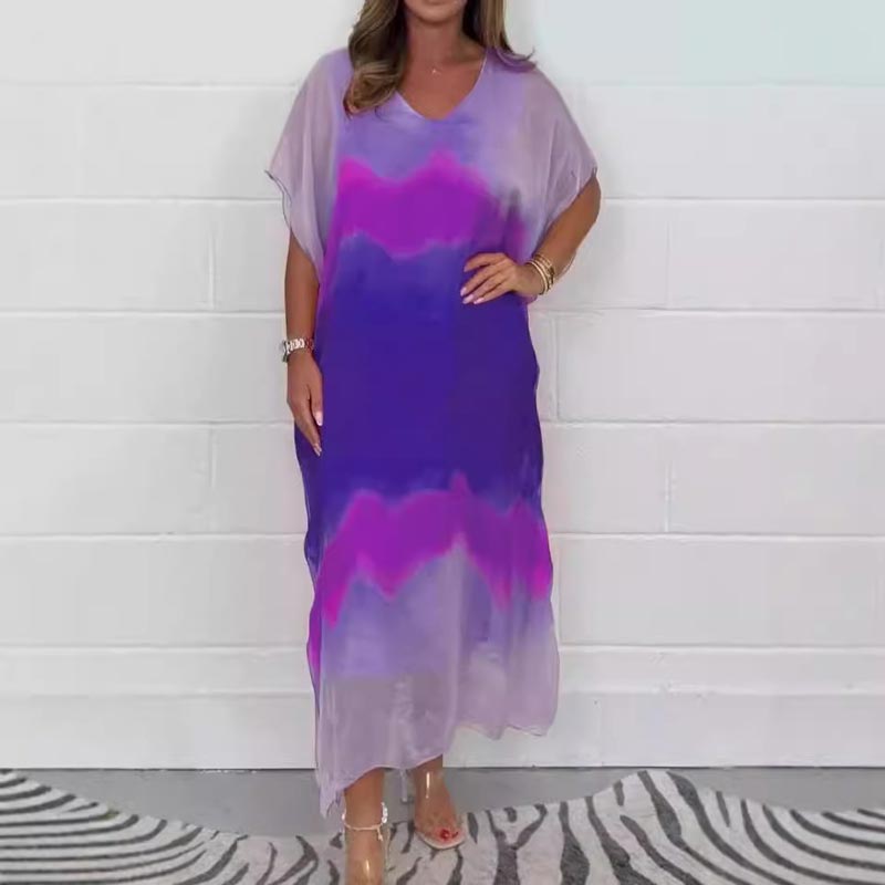 Aria | Women’s Printed Relaxed Maxi Kaftan Dress
