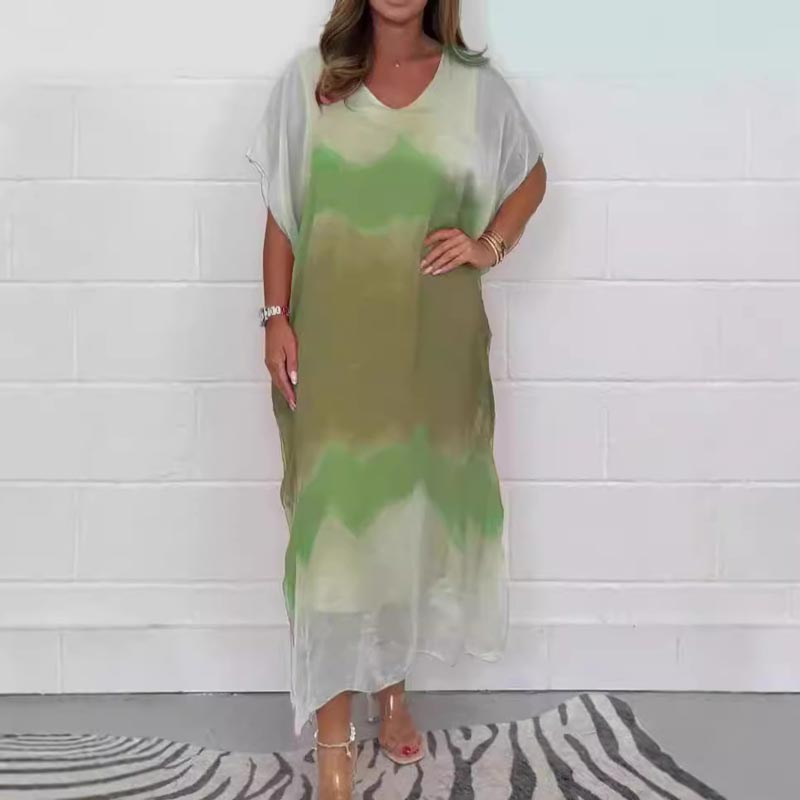 Aria | Women’s Printed Relaxed Maxi Kaftan Dress