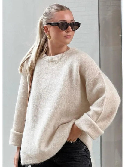 Oversized Cozy Knit Women Sweater